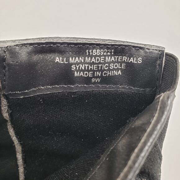 Torrid Western Slouch Womens Size 9 W Wide Black Ankle Heeled Bootie Shoes 11889 - Picture 12 of 12